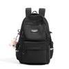 Schoolbag1011 summer new leisure computer schoolbag student solid color large capacity outdoor travel backpack Korean version backpack