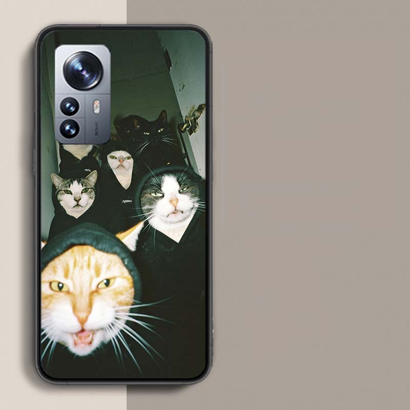 Cat Vacation Phone Case For Redmi Note 15 Pro 5G 14 13 12 Pro Plus 11 11T 11E 11S 10 Pro 10S 9 9S Cover Cell Clear with Suitable
