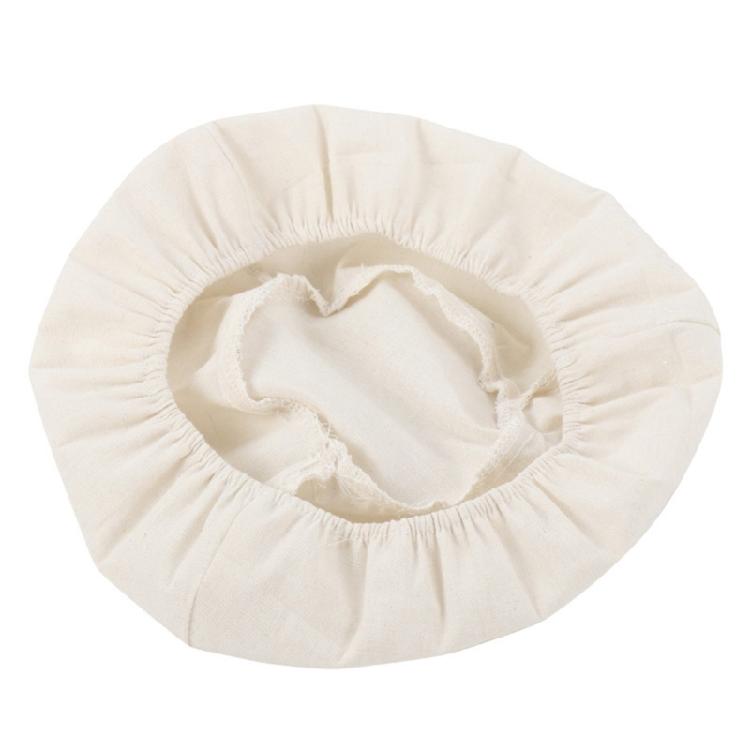 Cotton Linen Bread Bowl Covers Pack of 4 Washable Cotton Fabric Lid for Proofing Dough and Kitchen Organization