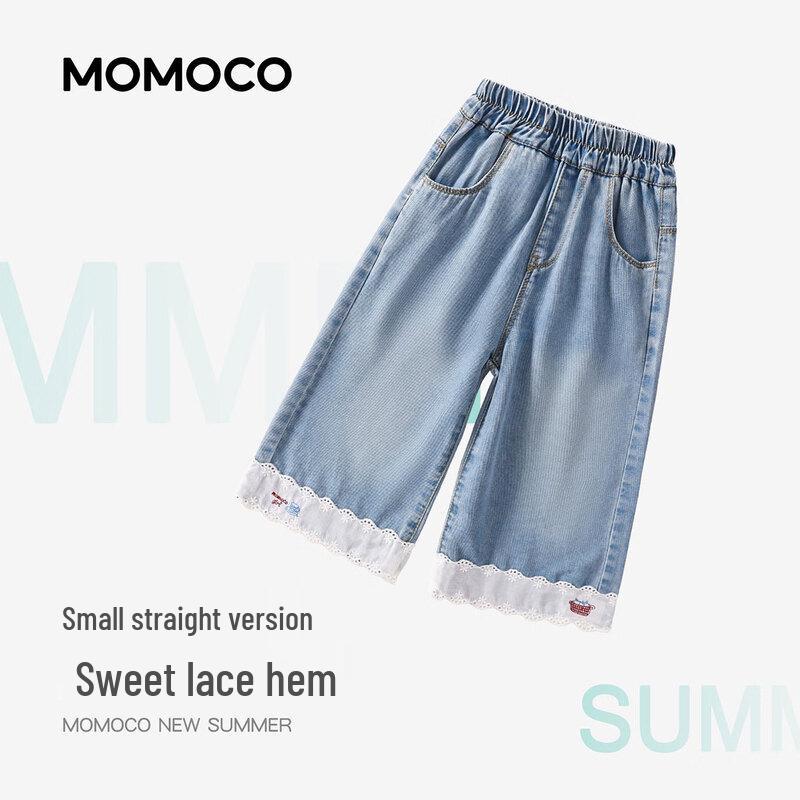 MOMOCO Girls' Fashion Denim Capri Pants
