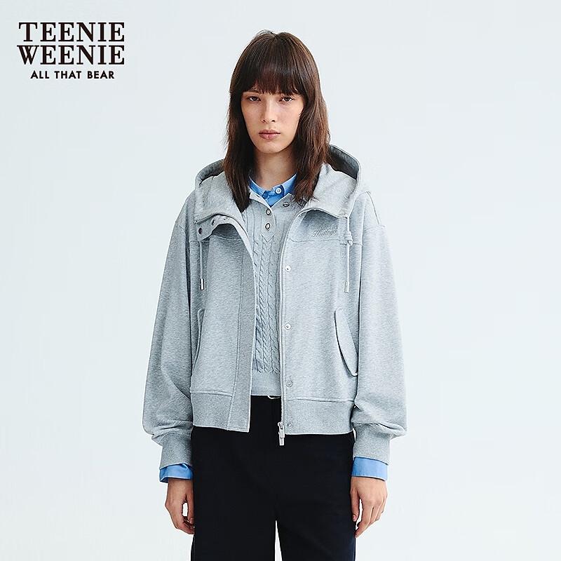 Teenie Weenie Women's Solona Bear Hooded Zip-Up Sweatshirt