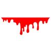14x5cm Blood Flow Bloodstain Car Sticker Auto Side Door Window Funny Halloween Stickers Vinyl Film Decal Car Tuning Accessories