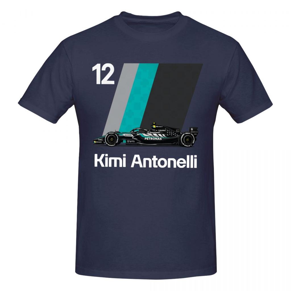 Unisex Koszulka Kierowcy Wyścigowego Kimi Nr 12 Antonelli Niesamowita Streetwear Bawełniane Koszulki