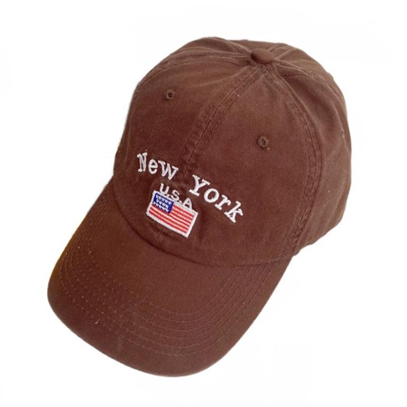 

Стильная бейсболка с надписью - Шляпы для мужчин и женщин с защитой от солнца для активного отдыха, такого как рыбалка, альпинизм Adjustable шоколадный