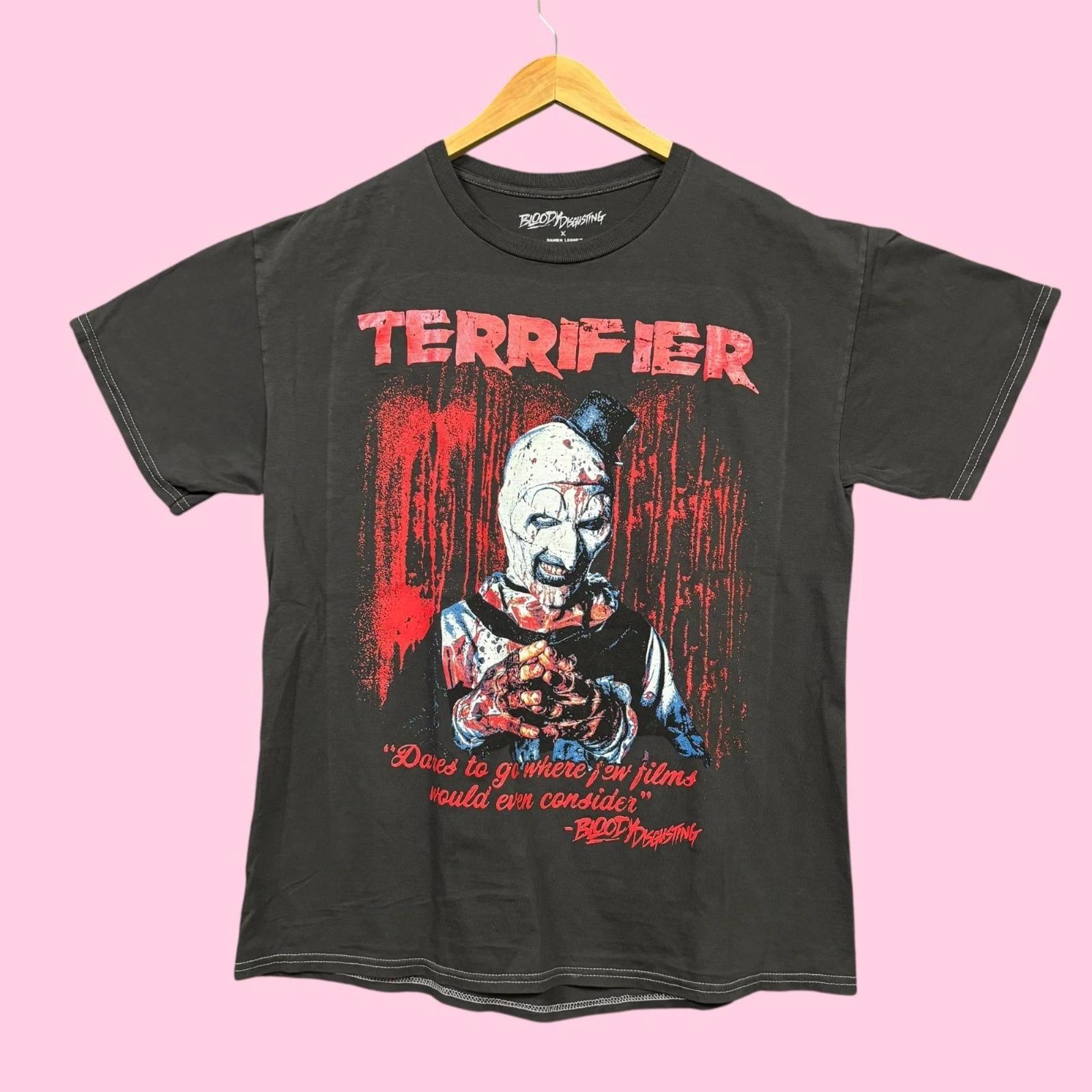 Bloody Disgusting x Terrifier Art the Clown Horror Tee M 2XL