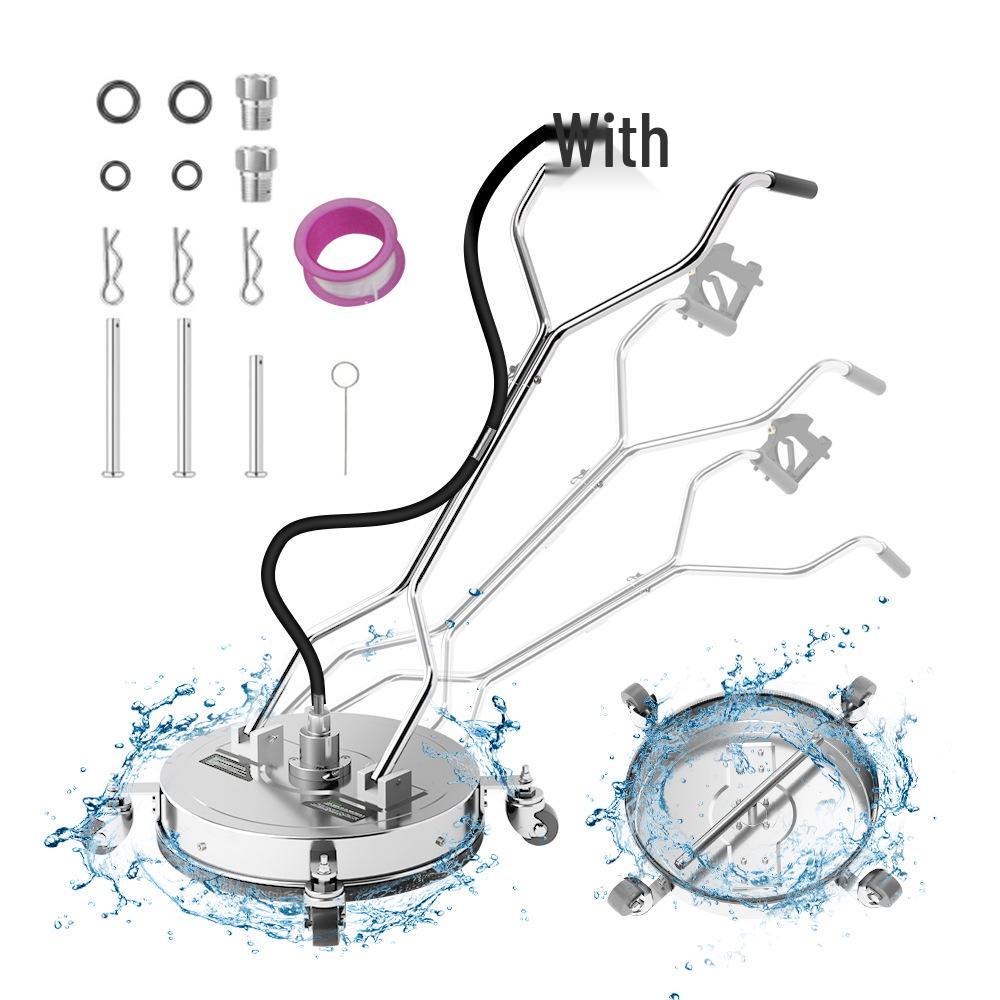 Municipal High-Pressure Road and Floor Washer with Quick-Connect Brush