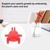 3Pcs Plant Cutting Holder Plant Support Reusable Compact Size Creative Crab Shaped Plant Breeding Holders Decorations