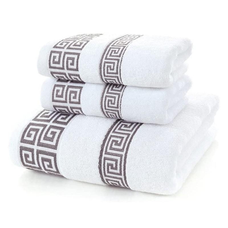 Face Bath Towels Bathroom Soft Feel Highly Absorbent Shower Hotel Towel Multi-Color