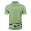 Summer Embroidered Short-Sleeved Tops Polo Shirts Men Free Ironing Business Men's Large Size Loose Polos