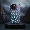 Seashell Starfish Pattern Black Candy silver phone case Phone Case For iPhone17,16,15,14,13,12,11 Plus,Pro Max