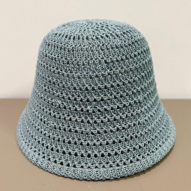 Hollow Breathable Bucket Hat Bucket Hat Thin Basin Hat Women's Foldable