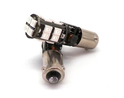 2 Pcs Bulb H21W Red LED BAY9S 12-18V CANBUS 650lm Strong Off-Road