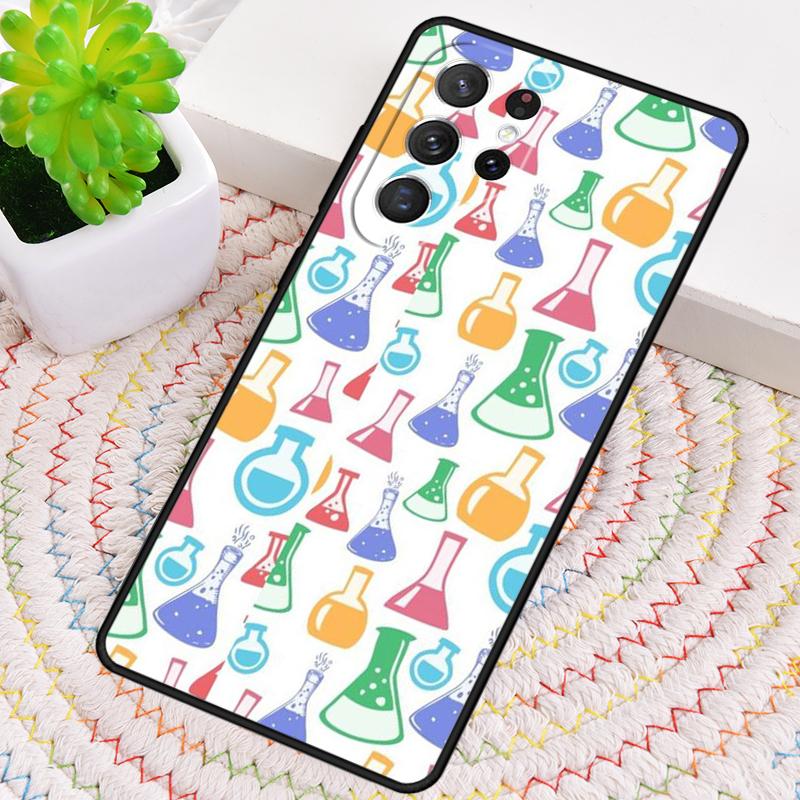 Chemistry Laboratory Seamless Phone Case for Samsung Galaxy note 10 pro S26 Ultra S23 S24 FE S25 S21 S22 PLUS shockproof Cove