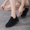 Fashion 2025 Women's Casual Sneakers Summer Comfortable Breathable Platform Shoes Fashion Women Versatile Lace-up Shoes Black