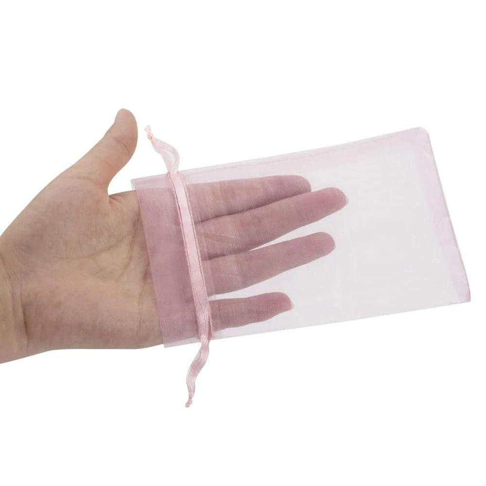 50pcs Solid Color Jewelry Packaging 7x9/9x12/10x15cm Gifts Bags Durable Drawstring Pouches Wedding