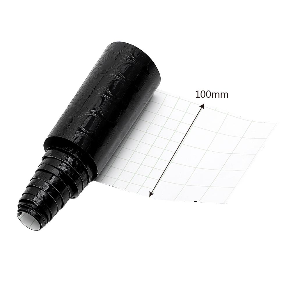 Interior Decoration Waterproof Motorcycle Styling Car Sticker Auto Decals Leather Texture 150*10cm UV Protected