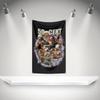 50 C-cents Flag Rock Music Band Banner HD Printing Tapestry Exhibition, Music Band Fans, Garage Decor