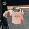210ml/420ml Fashion Mini Double Stainless Steel Vacuum Flask With Bling Lid Portable Pocket Coffee Tea Thermos Mug Tumbler