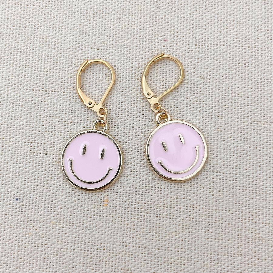 2025 New Fashion Women Christmas Santa Claus Snowman Smiling Face Earrings Women Christmas Party Hanging Dangle Earring Jewelry