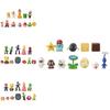 48pcs Super Mario Bros Luigi Action Figures Set Cake Decor Ornaments No Toxic No Fading
