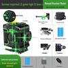 12-Line High Precision Green Light Infrared Laser Level and Floor Layout Instrument with Auto Line Drawing