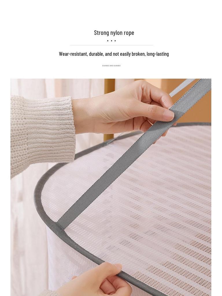 Foldable Fly-Proof Drying Net for Vegetables and Fish