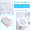 100 PCS Travel Disposable Toilet Seat Cover Individually Wrapped Fit for Kids Potty Training and Adult, Road Trips, Airports,Hot