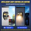 Solar Wolfram Glühlampe Outdoor wasserdichte intelligente Induktion Wandleuchte Hof Garten Villa Beleuchtung Nachtlicht