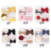 5Pcs Baby Bows Lace Flower Headband Print Nylon Cotton Hair Bands for Girls Children Newborn Toddler Soft Hair Accessories