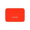 Acne Studios Logo Card Wallet Neon Red Bq7