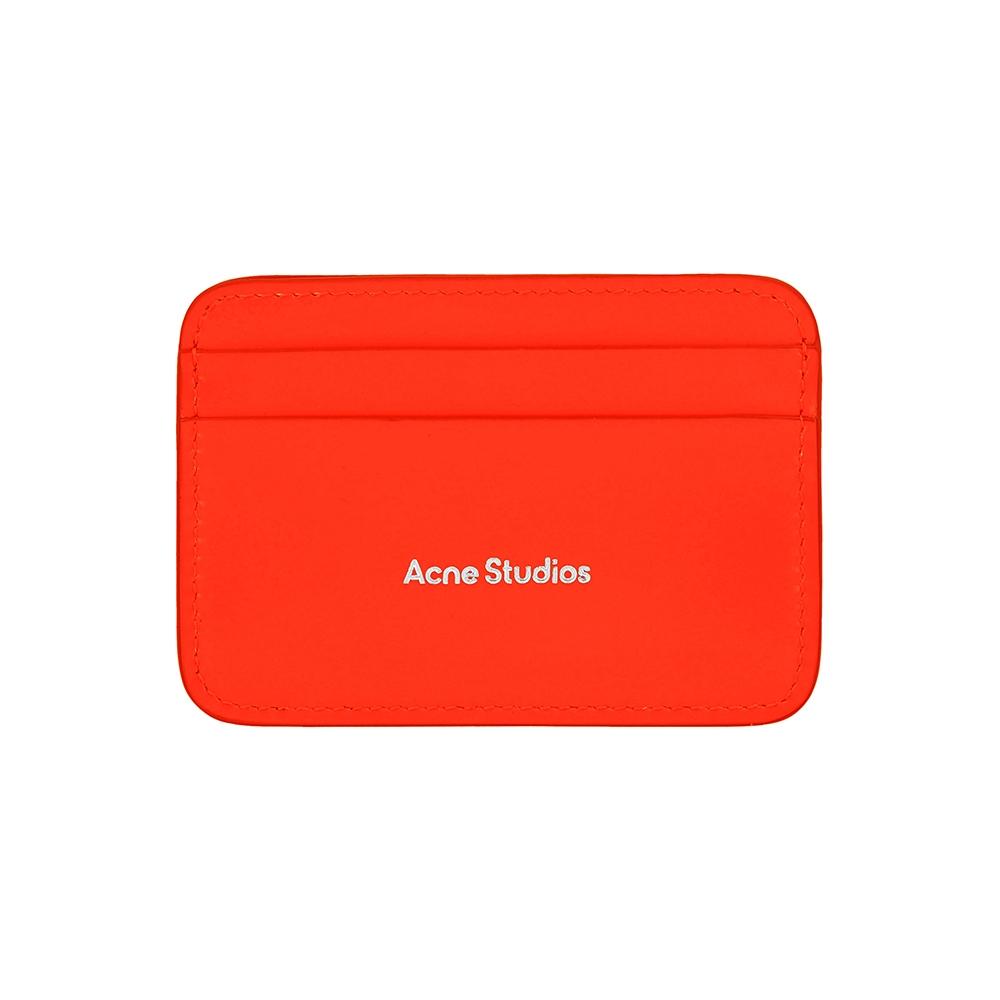 

Acne Studios Logo Card Wallet Neon Red Bq7 CG0262 NEON RED