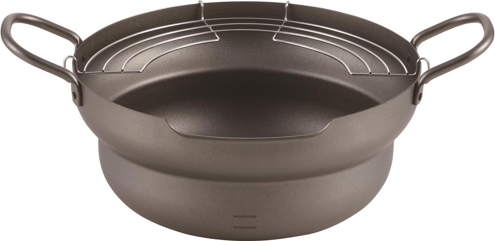 

Maruyama Giken SOUEN 26cm Tiered Iron Tempura Pan Compatible with IH and Gas Perfect for Deep and Bulk Cooking Made in (SE-58) - Stoves, Frying,