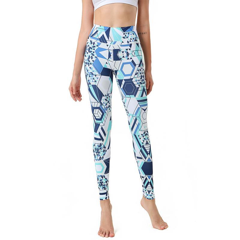 

Women s New Printed Tight Height Waist Lift Hip Exercise Quick Dry Yoga Pants XL