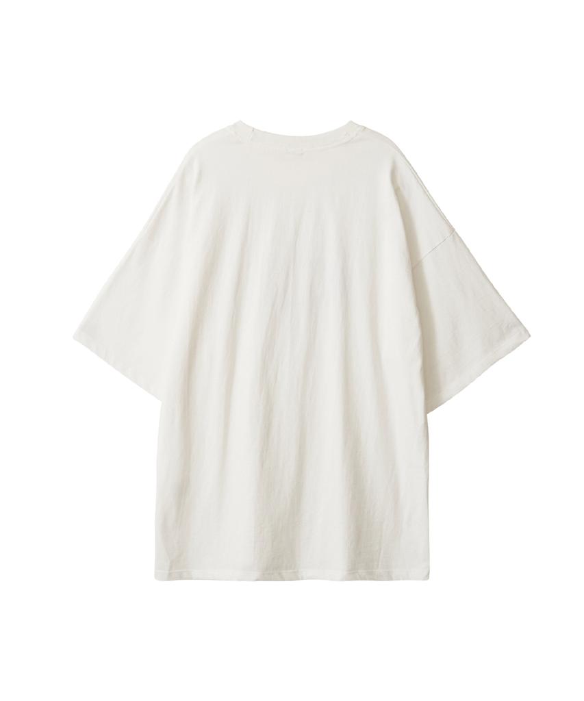 Baniswimeonteu Sport Logo Oversize T-Shirt_Ivory