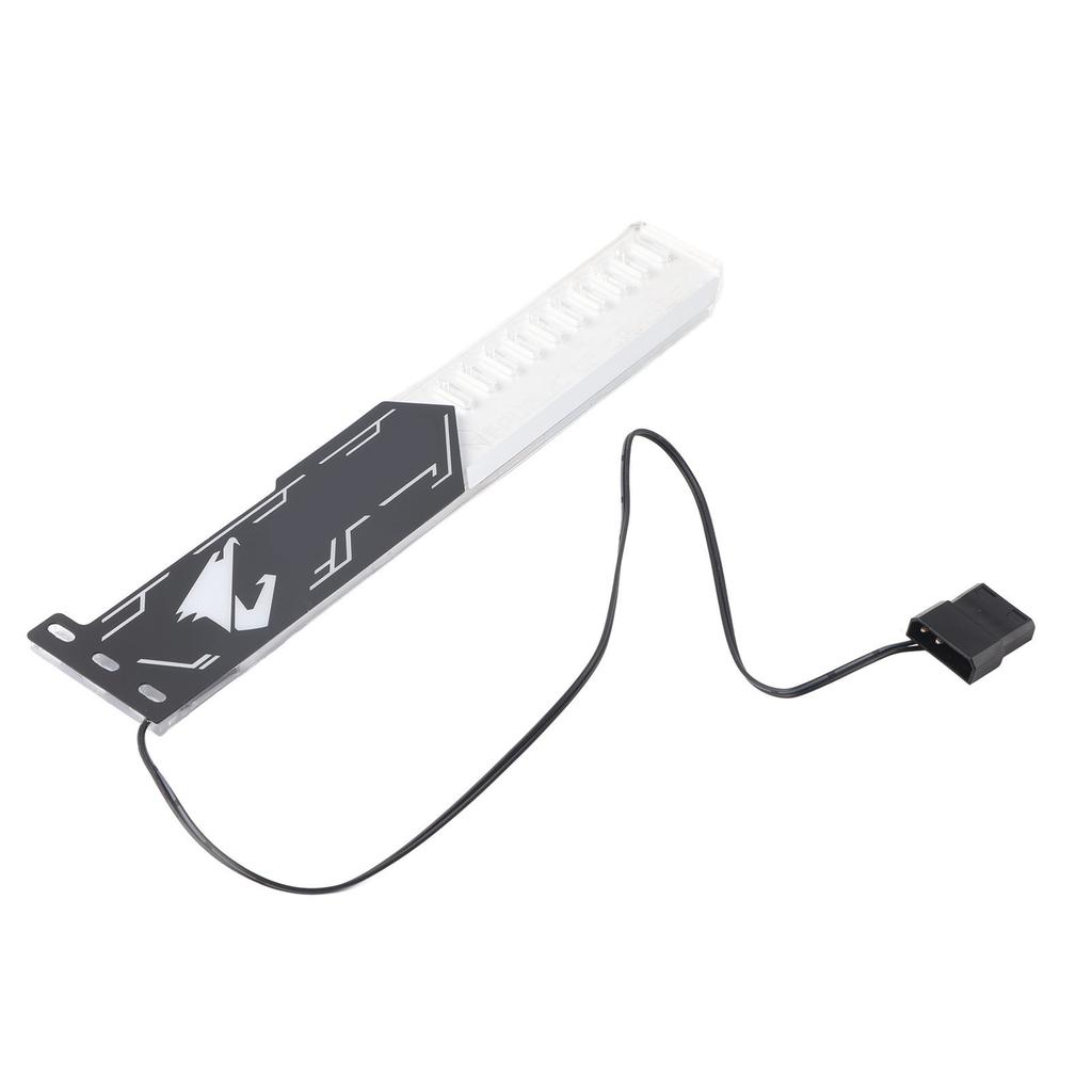 RGB Graphics Card Support Bracket Acrylic GPU Holder Stand Large 4PIN for Desktop Computer25cm