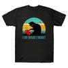 Vintage Tee What I Unisexs Want Do Lovers Retro Cats TShirt Short Sleeve I Funny