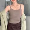 Basic Small Square Collar One Cup Heating Vest Shaved Slimming All Strap with Korean Base