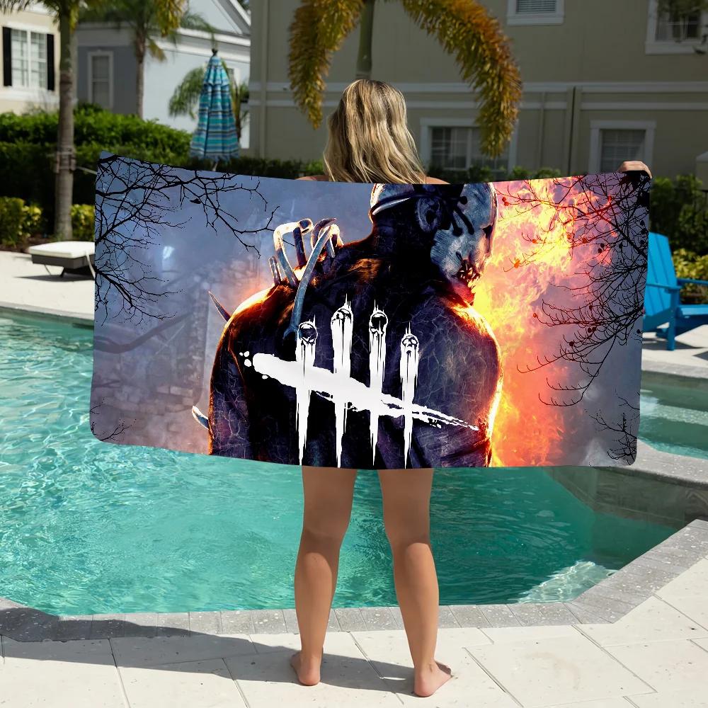 Game D-Dead By D-Daylight Towel Pool Beach Towel Portable Quick Fast Dry Sand Outdoor Travel Swim Blanket Thin Mat Bath Towel