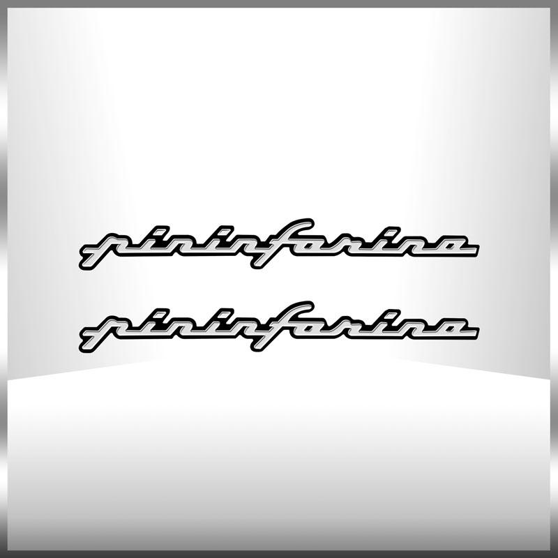 Tnrjc4 Stylizacja Samochodu Nowa 3D Aluminiowa Pininfarina disegno Emblemat Logo Tylna Odznaka Naklejka na Bagażnik Samochodu Dla Hyundai Sonata Solaris Azera Tucson
