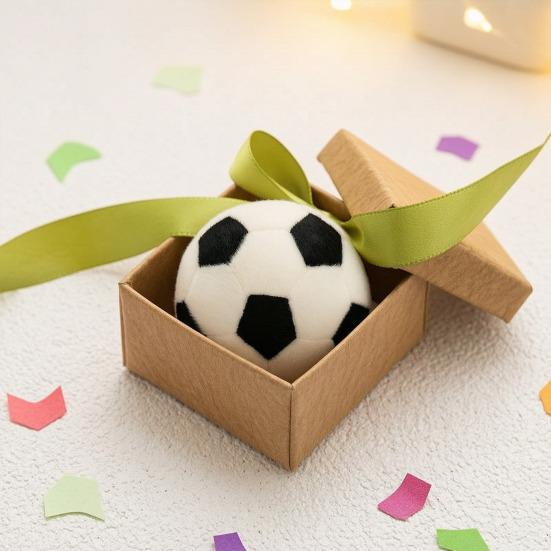Colorful Soccer Plush Toy for Kids Soft Stuffed Animal Pillow for Boys Cuddle Buddy Gift for Birthday Christmas