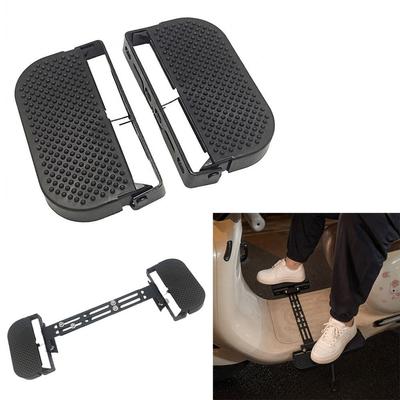 Foldable E-bike Folding Step Stool Aluminum Alloy Motorcycle Footrest Foot Pegs  Universal