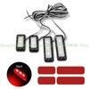 652F 4Pcs LED Car Interior Light Lamp Bulb Decorative Lamp