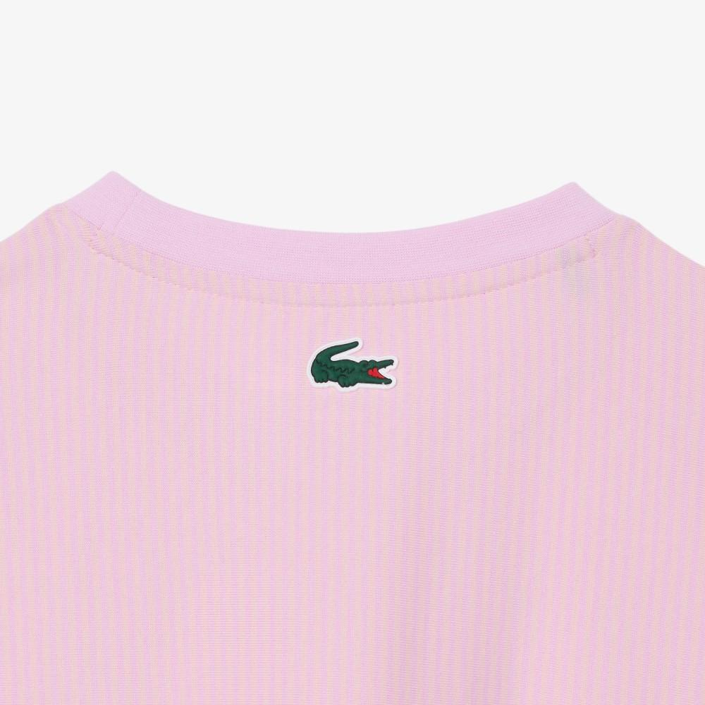 Lacoste Women's Golf Stripe T-Shirt TF0084-56G48Z