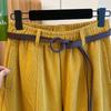 Hose für Damen Übergröße Verdickt Dehnbar Elastisch Hohe Taille Lange Hose Einfarbig Fleece Lässig Weitbeinige Hose