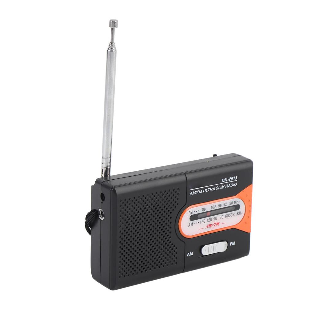 Portable Radio AM FM Battery Operated ket Transistor Radio with Spker and Hdphone for Home Outdoor