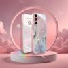 Elegant Marble Tempered Glass Fashion Phone Case  S26 Ultra Carcasa for Samsung Galaxy S26 S25 S24 S23 S22 S21 FE Ultra Plus