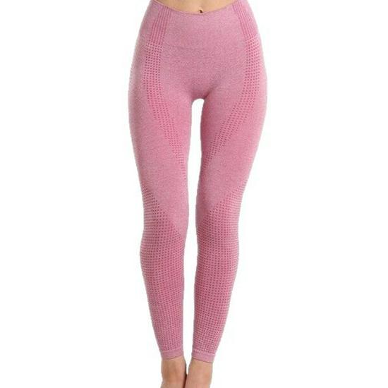 Pfirsichpo Schnelltrocknende Hohe Taille Nahtlose Yoga Leggings für Damen