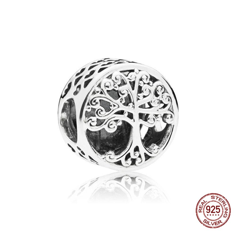 

New 100 %S925 Sterling Silver Life Tree Bead ,Fit Original Fashion Charm Bracelet Making for Women Diy Fashion Jewelry