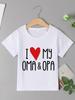 Cute Capybara Print Girls Summer Clothes Crew Neck TShirts for Girls Short Sleeve Tee 2025 Kids Clothes TShirts Girl Clothing