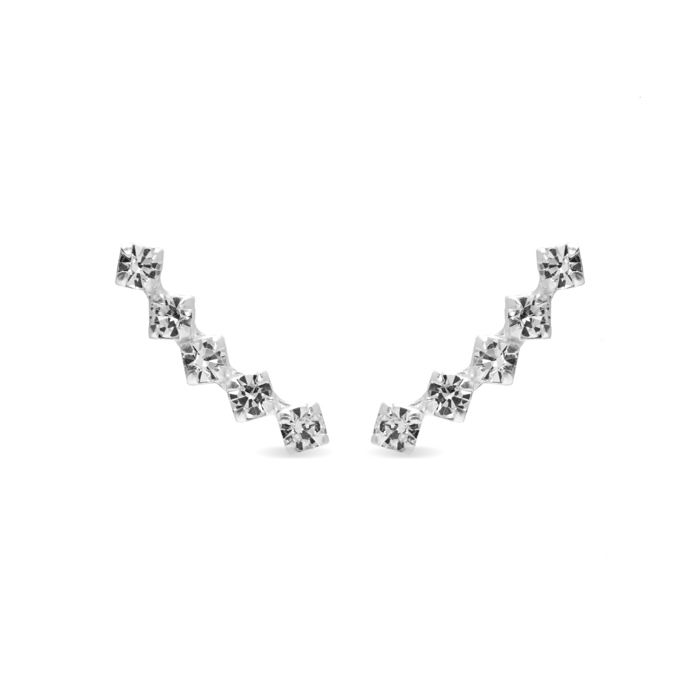Boucles d'oreilles - Luxenter - Sias - Argent 925 - Zirconium - Multicolore